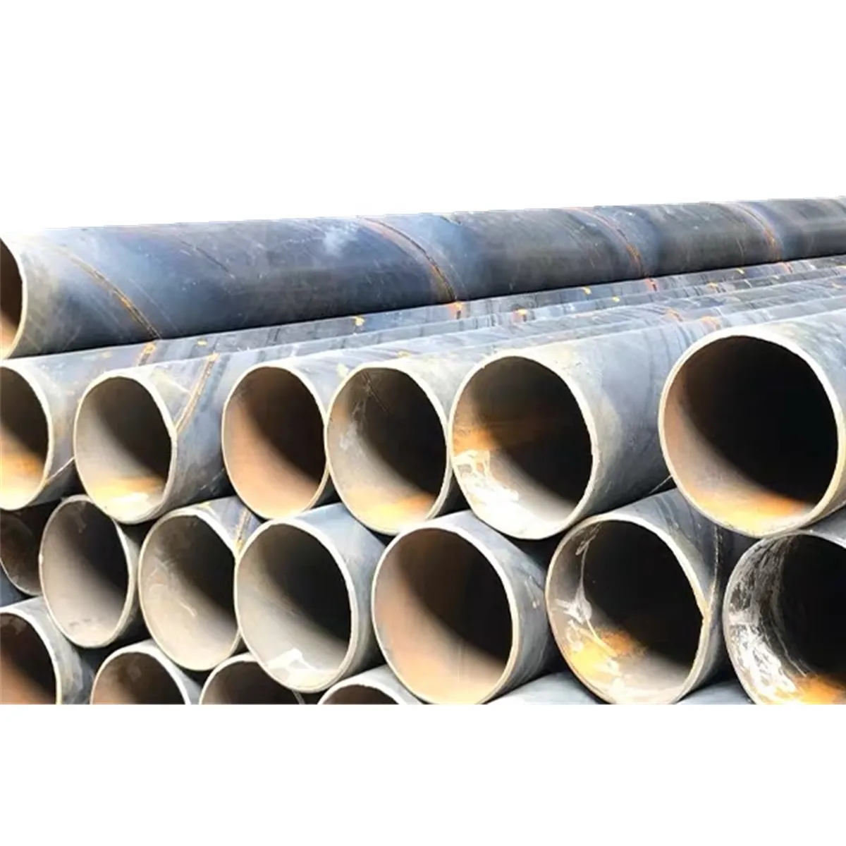 219mm -3420mm Large Diameter Q235B Steel Pipe Spiral Welded pipe SSAW steel  tube as a structure